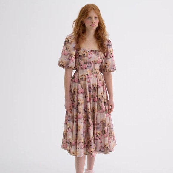 Selkie Dresses & Skirts - Selkie Golden Paradise Day Dress - M / NWOT